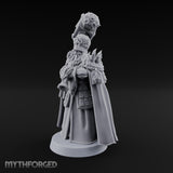 Shouldering Mighty Hammer Lord Miniature for Dungeons and Dragons, Pathfinder or other TTRPGs