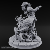 Tentacles Writhing Upward Orc Warlock Miniature for Dungeons and Dragons, Pathfinder or other TTRPGs