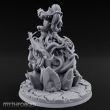 Tentacles Writhing Upward Orc Warlock Miniature for Dungeons and Dragons, Pathfinder or other TTRPGs