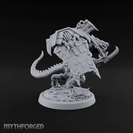 Shield Wall With Teeth Lizardfolk Shield Warrior
