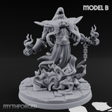 Chains Spread Wide Specter Warrior Miniature for Dungeons and Dragons, Pathfinder or other TTRPGs
