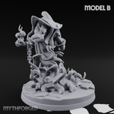 Chains Spread Wide Specter Warrior B Miniature for Dungeons and Dragons, Pathfinder or other TTRPGs