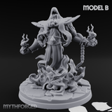 Chains Spread Wide Specter Warrior B Miniature for Dungeons and Dragons, Pathfinder or other TTRPGs