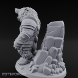 Roaring In Regalia Ursine Warrior Miniature for Dungeons and Dragons, Pathfinder or other TTRPGs