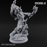 Stalwart Axe Orc Warriors A Miniature for Dungeons and Dragons, Pathfinder or other TTRPGs