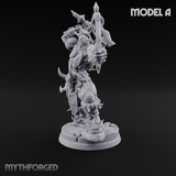 Stalwart Axe Orc Warriors A Miniature for Dungeons and Dragons, Pathfinder or other TTRPGs