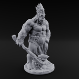 Dragging The Cleaver Orc Warrior B Miniature for Dungeons and Dragons, Pathfinder or other TTRPGs