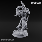 Stalwart Axe Orc Warriors B Miniature for Dungeons and Dragons, Pathfinder or other TTRPGs