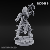 Stalwart Axe Orc Warriors B Miniature for Dungeons and Dragons, Pathfinder or other TTRPGs