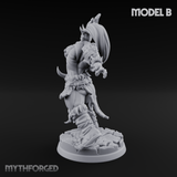 Stalwart Axe Orc Warriors B Miniature for Dungeons and Dragons, Pathfinder or other TTRPGs