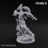 Stalwart Axe Orc Warriors B Miniature for Dungeons and Dragons, Pathfinder or other TTRPGs