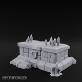 Wax-Pooled Offering-Ringed Stone Tomb Altar gallery 1
