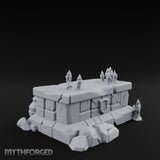 Wax-Pooled Offering-Ringed Stone Tomb Altar gallery 3
