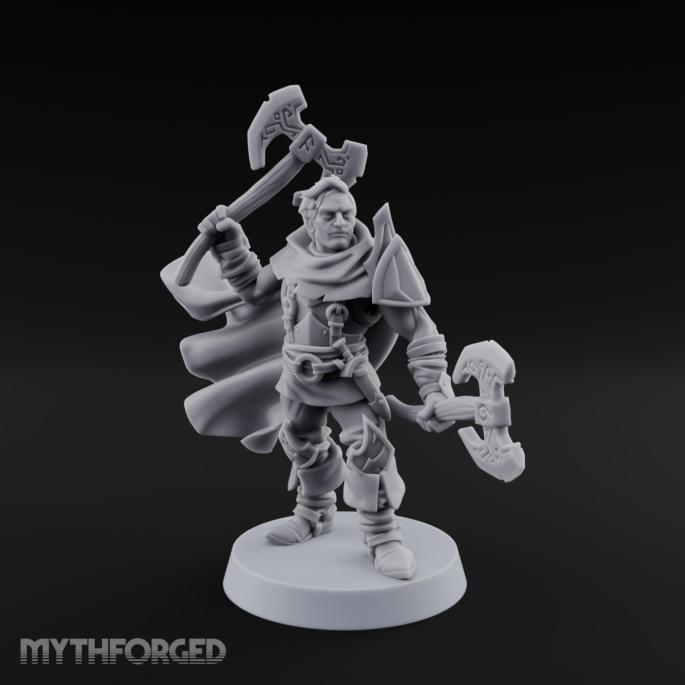 Weapon Adept Human Fighter — Axes