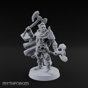 Weapon Adept Human Fighter — Axes