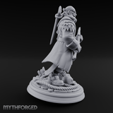 Grinning With Rifle Gunslinger Miniature for Dungeons and Dragons, Pathfinder or other TTRPGs