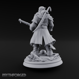 Grinning With Rifle Gunslinger Miniature for Dungeons and Dragons, Pathfinder or other TTRPGs