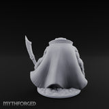 Weapon Wielding Bullywug Guard Model A Miniature for Dungeons and Dragons, Pathfinder or other TTRPGs