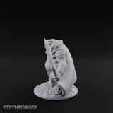 Weapon Wielding Bullywug Guard Model A Miniature for Dungeons and Dragons, Pathfinder or other TTRPGs