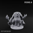 Weapon Wielding Bullywug Guard Model B Miniature for Dungeons and Dragons, Pathfinder or other TTRPGs