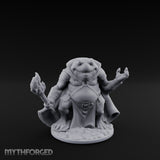 Weapon Wielding Bullywug Guard Model B Miniature for Dungeons and Dragons, Pathfinder or other TTRPGs