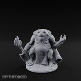 Weapon Wielding Bullywug Guard Model B Miniature for Dungeons and Dragons, Pathfinder or other TTRPGs