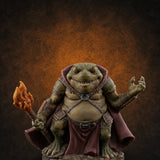 Weapon Wielding Bullywug Guard Model B Miniature for Dungeons and Dragons, Pathfinder or other TTRPGs