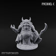 Weapon Wielding Bullywug Guard Model C Miniature for Dungeons and Dragons, Pathfinder or other TTRPGs