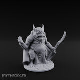 Weapon Wielding Bullywug Guard Model C Miniature for Dungeons and Dragons, Pathfinder or other TTRPGs