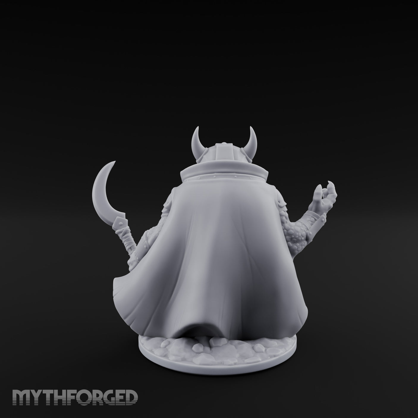 Weapon Wielding Bullywug Guard Model C Miniature for Dungeons and Dragons, Pathfinder or other TTRPGs