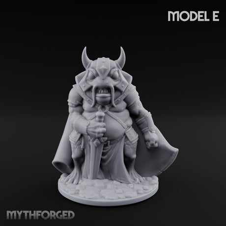 Weapon Wielding Bullywug Guard Model E Miniature for Dungeons and Dragons, Pathfinder or other TTRPGs
