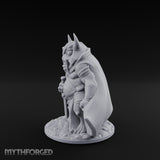 Weapon Wielding Bullywug Guard Model E Miniature for Dungeons and Dragons, Pathfinder or other TTRPGs