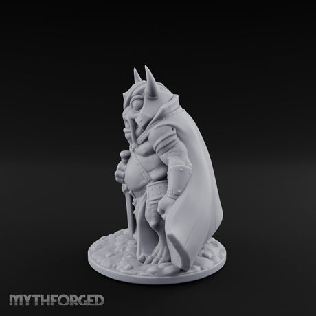 Weapon Wielding Bullywug Guard Model E Miniature for Dungeons and Dragons, Pathfinder or other TTRPGs