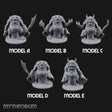 Weapon Wielding Bullywug Guards Miniature for Dungeons and Dragons, Pathfinder or other TTRPGs