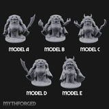 Weapon Wielding Bullywug Guards Miniature for Dungeons and Dragons, Pathfinder or other TTRPGs