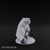 Weapon Wielding Bullywug Guards Miniature for Dungeons and Dragons, Pathfinder or other TTRPGs