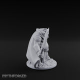 Weapon Wielding Bullywug Guards Miniature for Dungeons and Dragons, Pathfinder or other TTRPGs