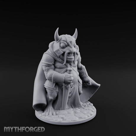 Weapon Wielding Bullywug Guards Miniature for Dungeons and Dragons, Pathfinder or other TTRPGs