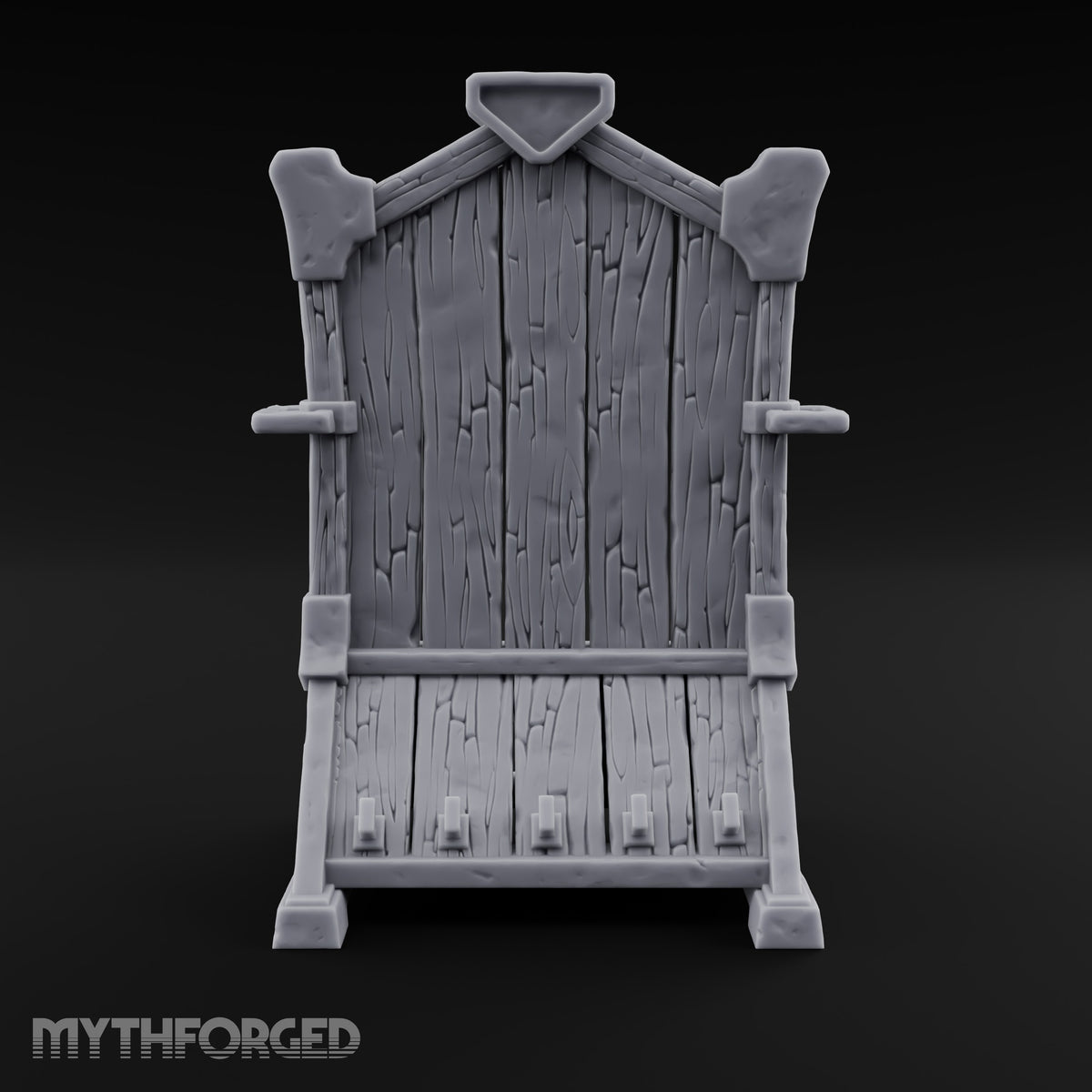 Choose Your Heirloom Wooden Weapons Display Rack — Empty