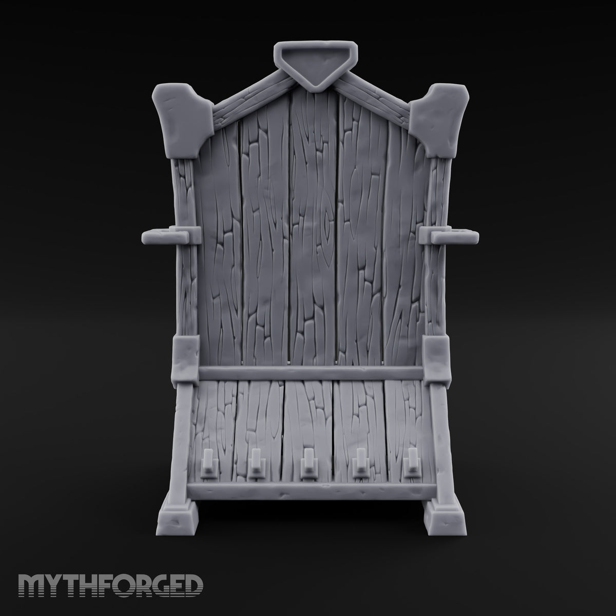 Choose Your Heirloom Wooden Weapons Display Rack — Empty