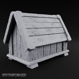 Wheels Fitted, Arsenal Hidden Wooden Weapons Crate on Wheels — Empty