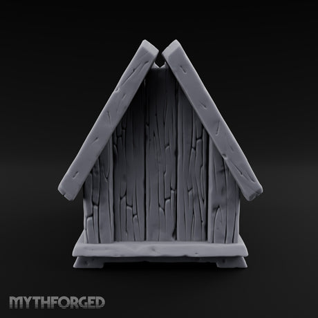 Wheels Fitted, Arsenal Hidden Wooden Weapons Crate on Wheels — Empty