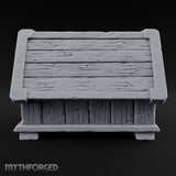 Wheels Fitted, Arsenal Hidden Wooden Weapons Crate on Wheels — Empty