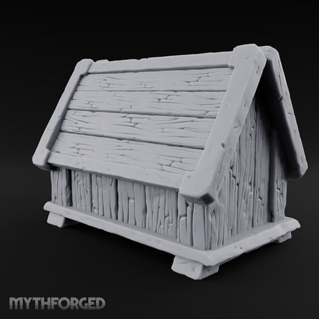 Wheels Fitted, Arsenal Hidden Wooden Weapons Crate on Wheels — Empty