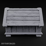 Wheels Fitted, Arsenal Hidden Wooden Weapons Crate on Wheels — Empty