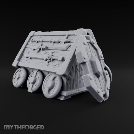 Wheels Fitted, Arsenal Hidden Wooden Weapons Crate on Wheels — Stocked