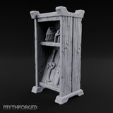 Hang the Helm, Sharpen the Curve Wooden Weapons Display Rack — Stocked