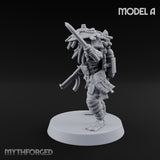 Weird War Amphibious Assaulting Japanese Soldier A Miniature for Dungeons and Dragons, Pathfinder or other TTRPGs