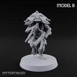 Weird War Amphibious Assaulting Japanese Soldier B Miniature for Dungeons and Dragons, Pathfinder or other TTRPGs
