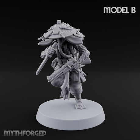 Weird War Amphibious Assaulting Japanese Soldier B Miniature for Dungeons and Dragons, Pathfinder or other TTRPGs